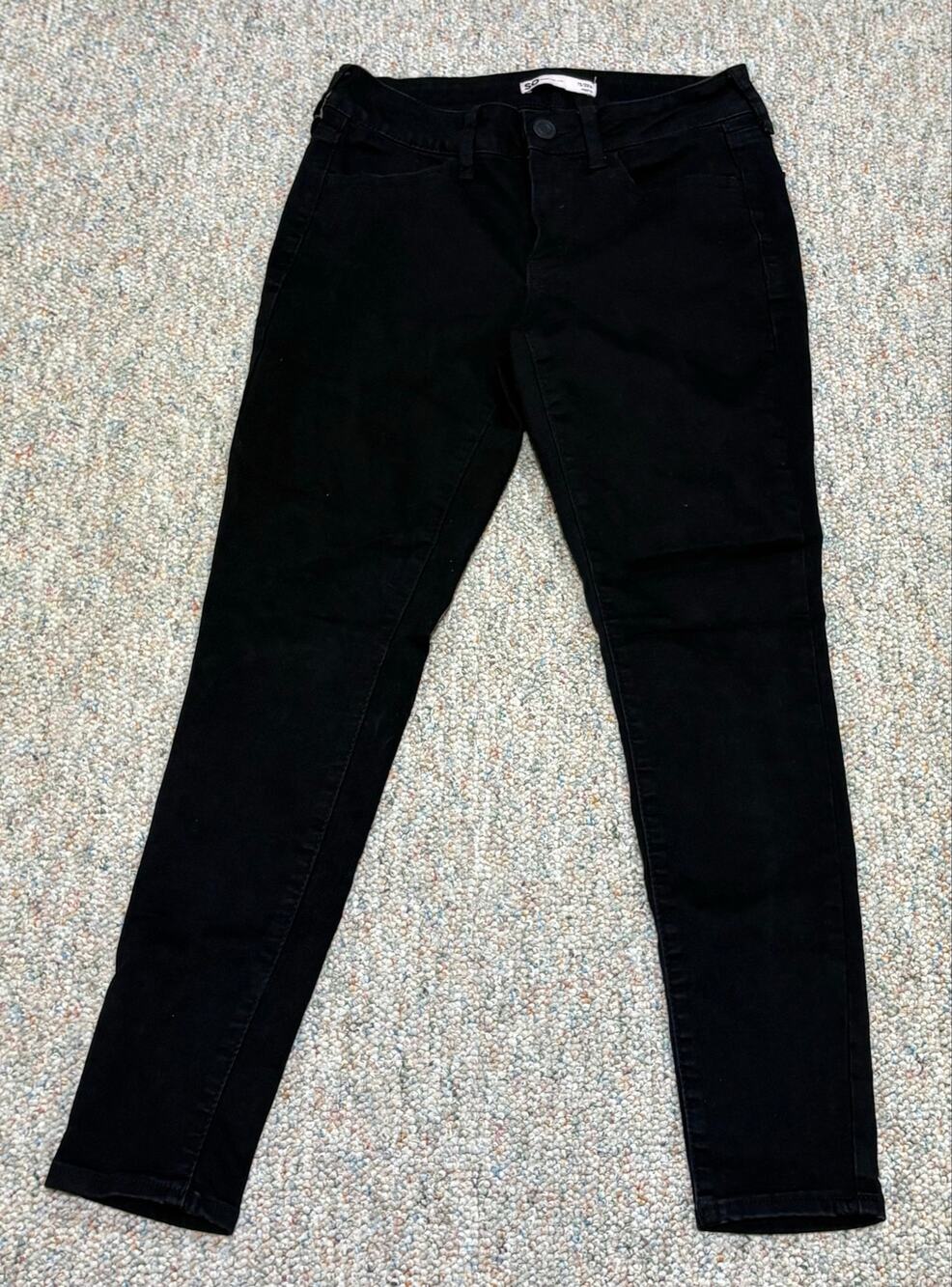 SO Brand Black Skinny Jegging Jeans Juniors Size 7/28W